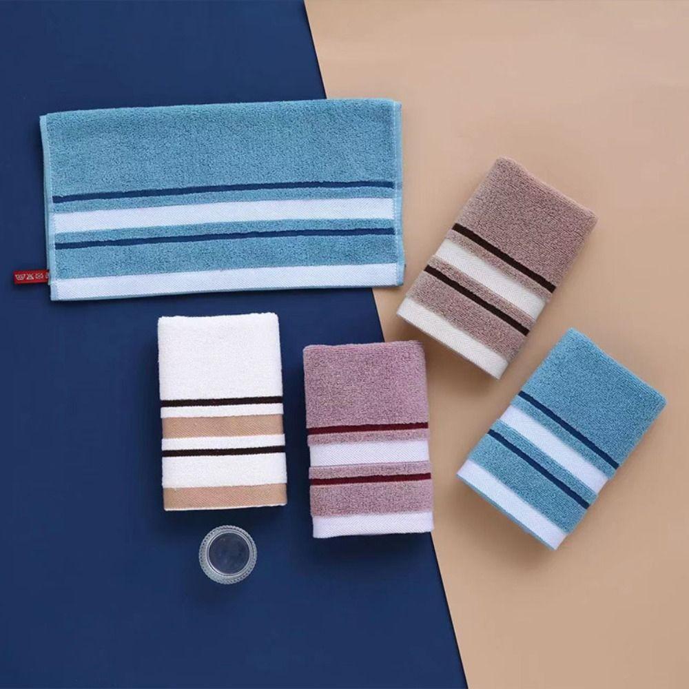 Luxury Large Stripe Bath Towel 70x140cm Couple Shower Towel Beach Towel Sports Towel  Couple