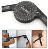 Industrial Grade 360 Horizontal Angle Gauge Protractor for Woodworking & Router Tools Miter Saw & Drill Locator