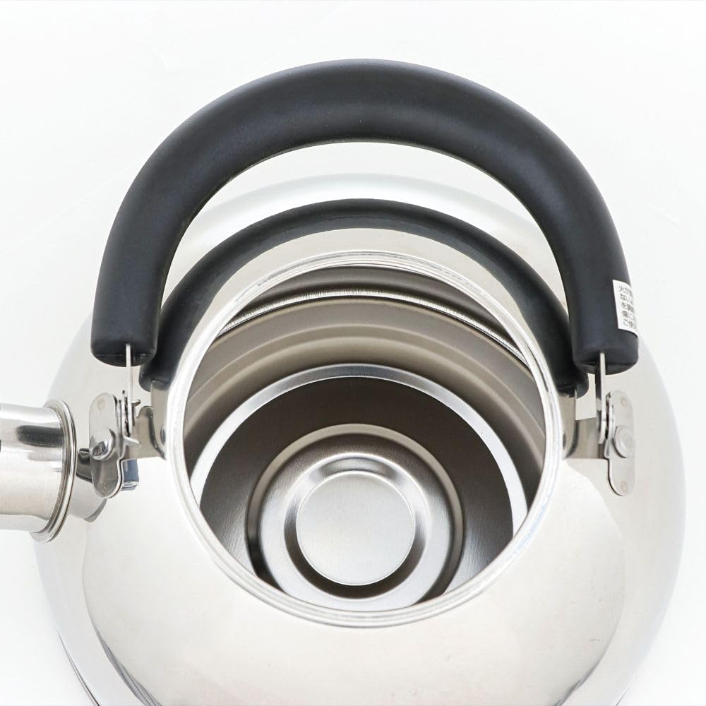 Bestco Edel Whistling Stainless Steel Induction and Gas Compatible NQ-0202 Kettle, 1.6L,