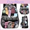 Mochila Escolar de Tela Oxford Temática de Taylor Swift Perfecta Para Niños y Adolescentes Con Divertidos Estampados Vibrantes y Correas Cómodas con Amortiguación de Aire