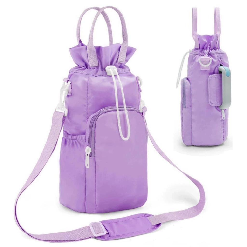 Water Bottle Holder with Strap – Insulated Sling Bag for  40oz Tumbler, Water Bottle Carrier with Phone Pouch & Accessories