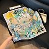 Mother's Day Silk Scarf Muse Festival Gift Simulation Silk Silk Scarf Premium Spring and Summer Square Scarf 71 Silk Decorative Small Scarf