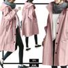 JKASHDK Giacche e cappotti con cappuccio a maniche lunghe a maniche lunghe autunno inverno stampa tinta unita moda casual da donna