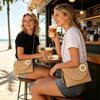 Straw Clutch Purse for Women: Summer Small Crossbody Beach Bags, Lightweight Woven Handbag, Boho Envelope Bag Travel