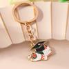 Cute Academic Dress Keychain for Graduation Ceremony Mortarboar Pendant for Students Bag Accessories Creative Jewelry Gift