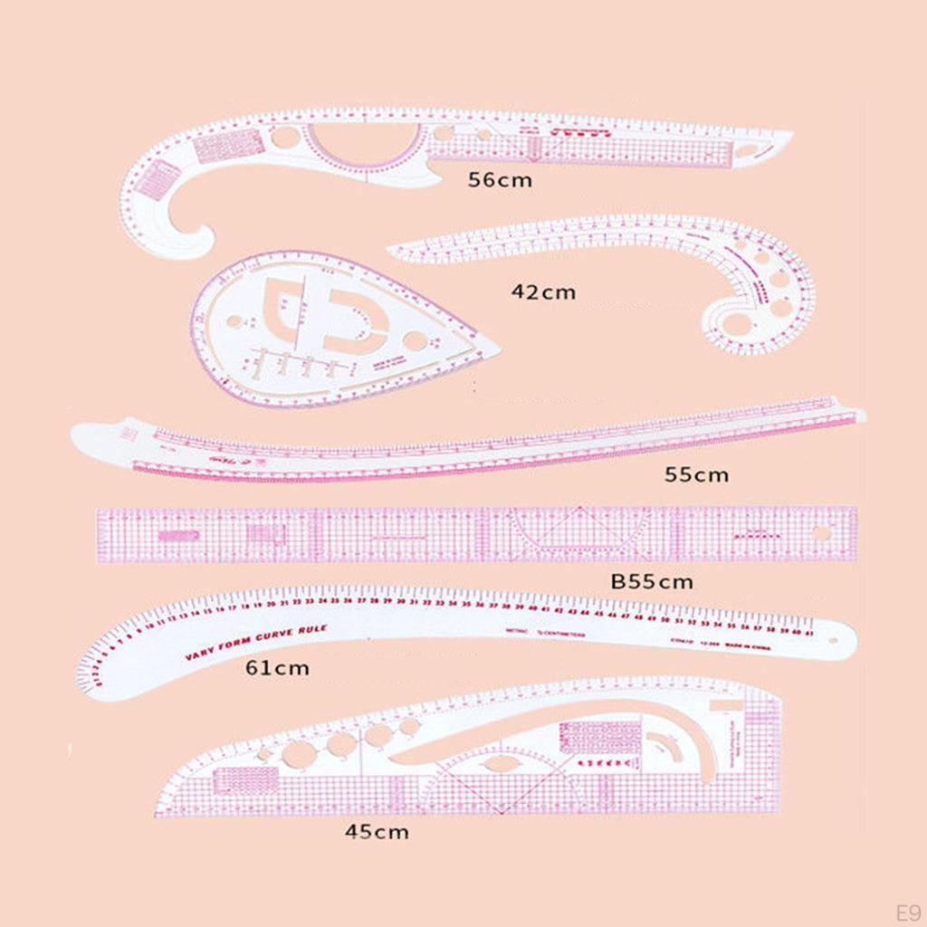 Francouzská křivka pravítka šití pro začátečníky v oblasti tvorby vzorů