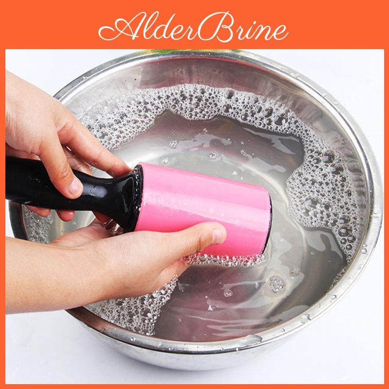 Roller Reusable Washable Dust Cleaner Lint Sticking Roller For Clothes Pet Hair Cleaning Household Dust Wiper Tools