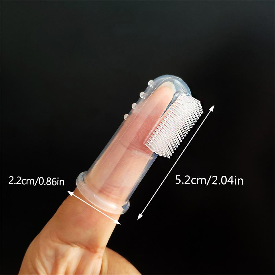 Silicone Finger Cover Toothbrush for Cats and Dogs | Soft Material, Ideal for Oral Hygiene Care, Battery-Free
