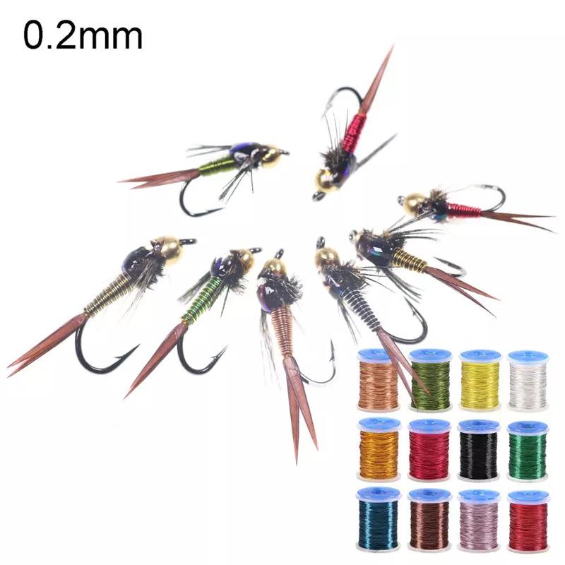 Egret Fly Tying Colored Copper Wire for Sinking Nymphs