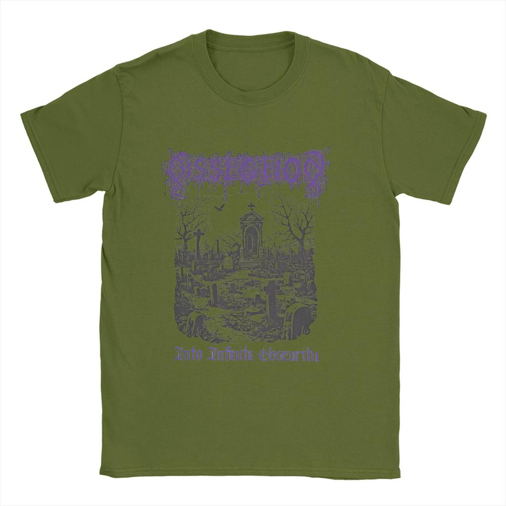 Dissection Band T-Shirt Summer Rock  Band Cotton T Shirts For Men Fashion Custom Logo Tshirt Short Sleeve Vintage Tees