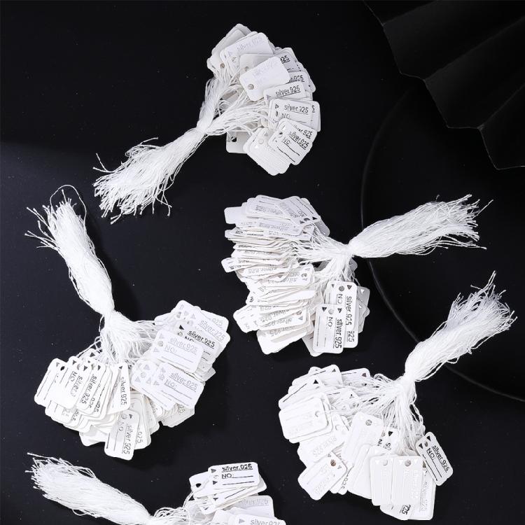 500PCS Easy Install Price Identification Markers Professional Grade Paper Labels for Luxury Goods Store Displays