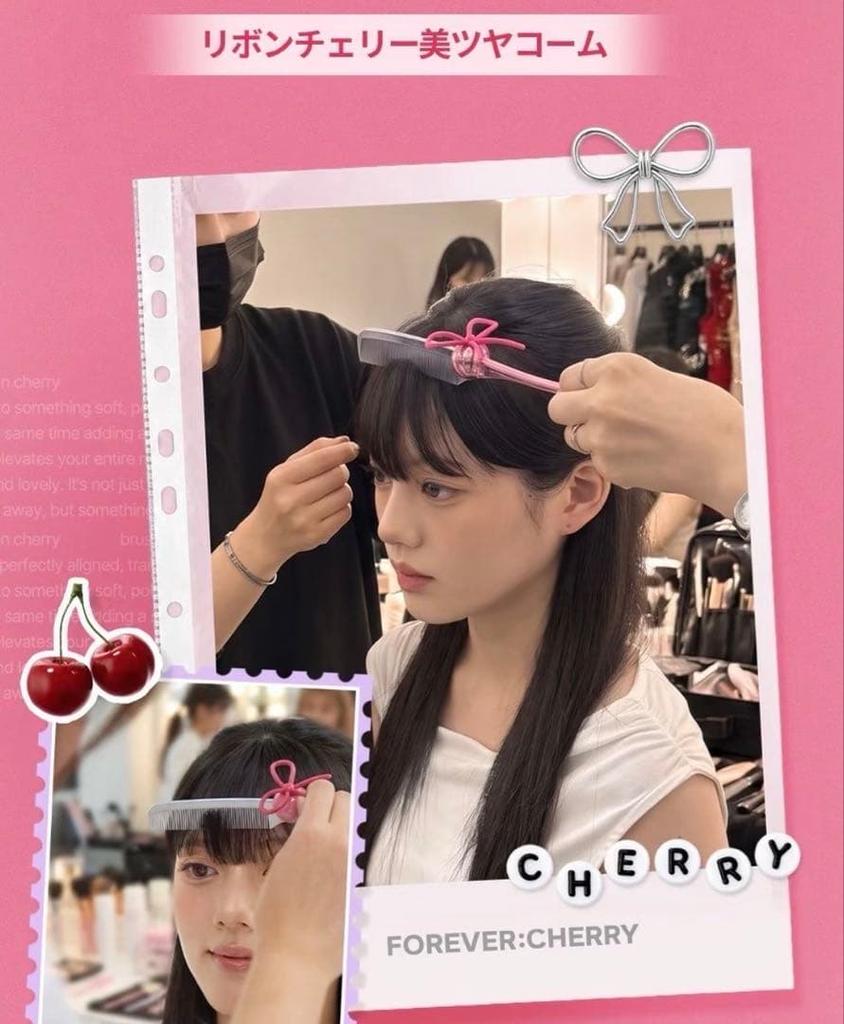Peine Medicube Forever Cherry Ribbon Edición Limitada