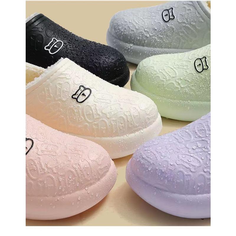 Nuove Pantofole di Cotone da Donna Autunno e Inverno Borse da Interno Casa Calde e Impermeabili Pelliccia Postparto e Postparto Scarpe di Cotone