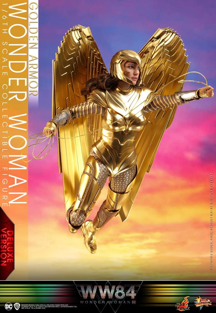 Hot Toys Woman Scale Figure Wonder Woman Armor Accessories [Movie Masterpiece] "Wonder 1984" 1/6 (Gold Version) [Bonus Included]