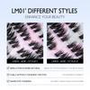 Xiaomi GROINNEYA Lash Clusters Kit 640 Pcs D Curl DIY Eyelash Extensions with Waterproof & Reusable Clusters Long-Lasting Volume Lashes