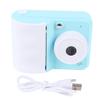 Kids' Instant Print Camera, 48MP HD 1080p Digital Camera with Print Paper for Boys and Girls Ages 3-12, Toy Camera for Toddlers (Blue, 0.6mm Thick)