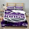 Kings Basketball Bedding Set 3pcs, High Quality Bedding Set Including 1pc Duvet Cover And 2pcs Pillowcases for Bedroom, Dormitory Gift