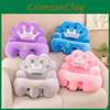 Coussin de siège pour bébé avec housse en peluche courte pour l'aide à l'assise