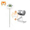 Kitchen Digital Meat Thermometer Water Milk Food Cooking BBQ Oven Temperature Gauges Sensor Meter Tool With Battery Hold