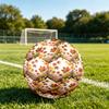 1pc Autumn Leaves Dance Theme Soccer Ball Football, Size 5, Lightweight PVC, Outdoor Training Soccer Ball,Gift C6589
