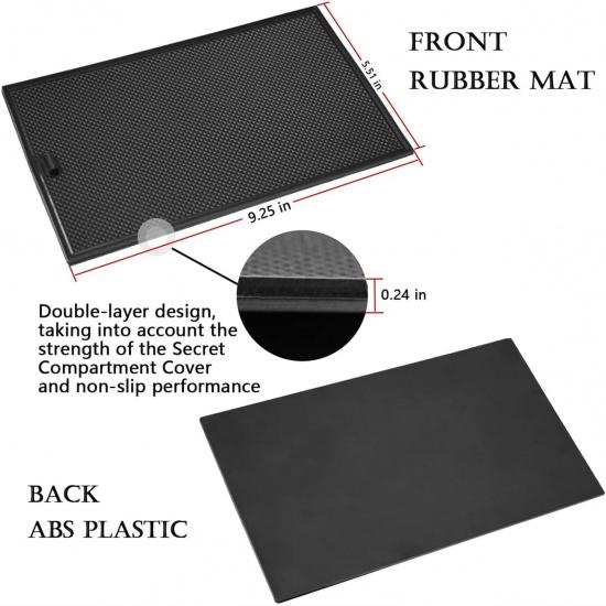 EDBETOS Center Console Secret Compartment Cover Compatible With GMC Sierra 1500/Chevy Silverado 1500 2014-2018, Sierra/Silverado 2500/3500 HD 15-19