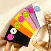 Colorful Elastic Hairband Vintage Style Polka Dot Headband High Quality Button Hairband