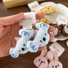 Cute Cartoon Three-dimensional Cotton-padded Embroidered Little Rabbit Hair Tie  Girl Hair Band  Children's Little Duck Hair Band