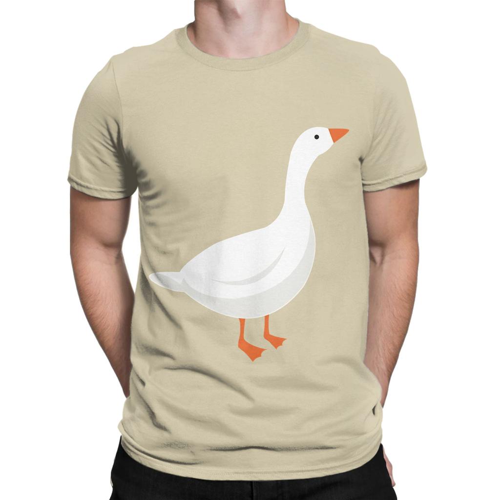 Untitled Goose Funny 100 Cotton TShirt Untitled Goose Game Tops Tees For Unisex