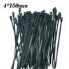 100/1000PCS Screw Hole Cable Ties Reusable Fixed Nylon Cable Ties Self-locking Cord Ties Straps Fastening Loop Office Organizer