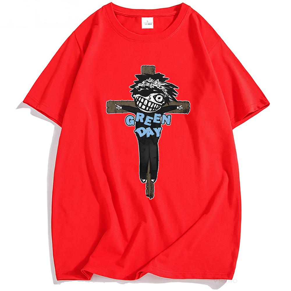 

Green Day Saviors (édition De Luxe) Shirt Unisex Streetwear Hip Hop Summer Cotton T-shirt Round Neck Grunge Fashion Tshirt Men 2XL