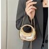 Spring and summer fashion chain mini bag, crescent moon acrylic bag, lipstick change, children's bag, messenger bag.