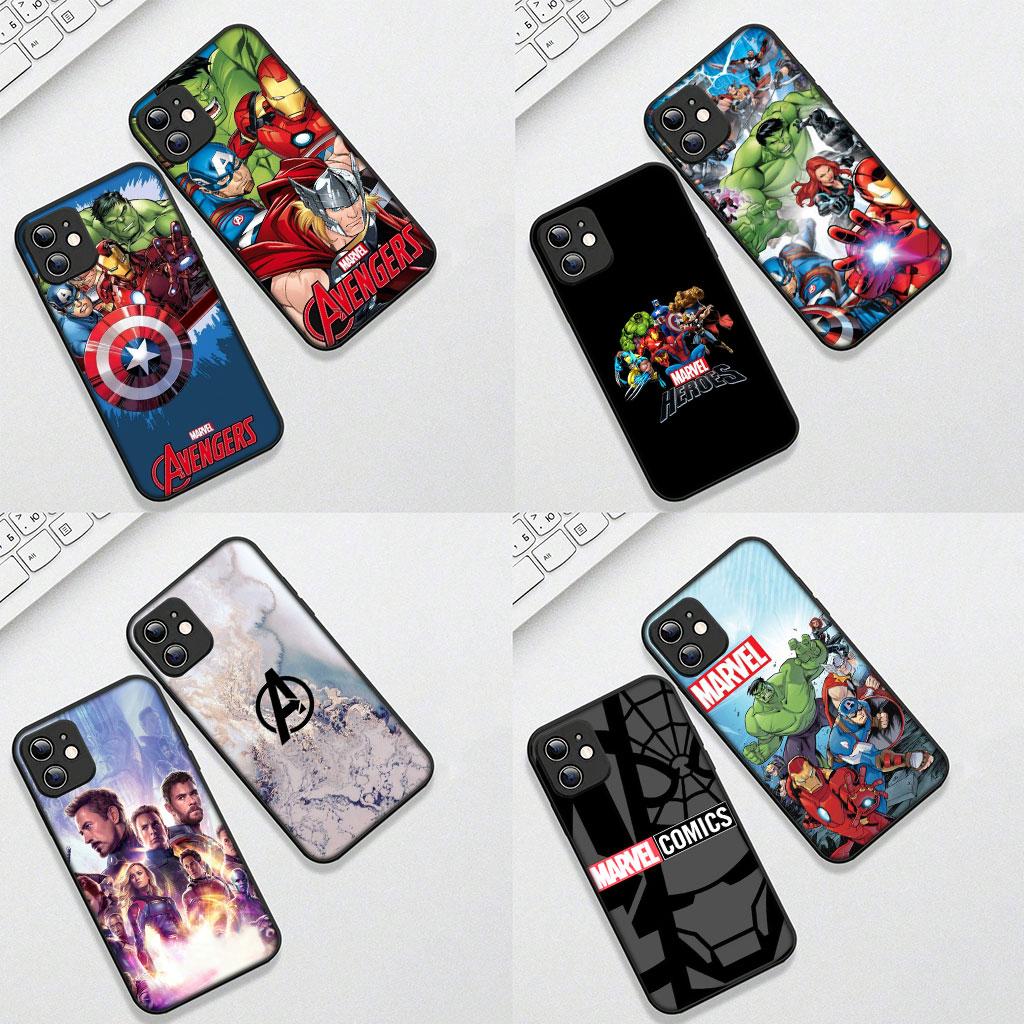 Avengers Marvel Hulk Iron Spider Man Phone Cover for Samsung Galaxy S22 S21 S20 FE Ultra Plus A35 A36 A55 A37 A33 A34 A57 Case
