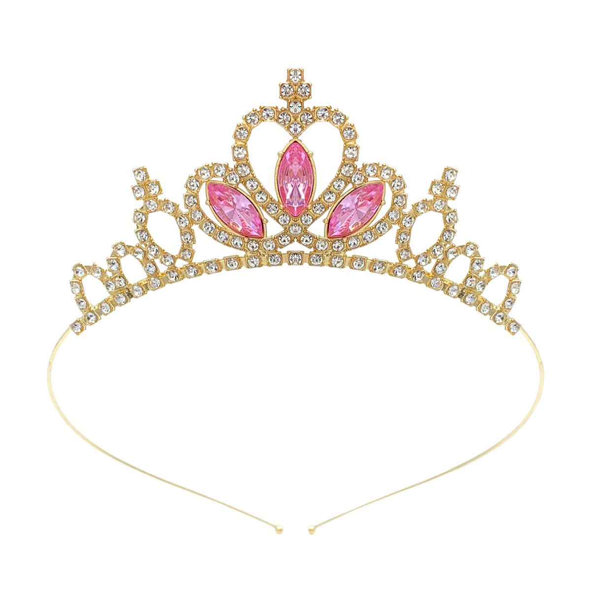

Crown Bridal Headband Tiara Silver Accessory For Wedding Girls Costume XXS