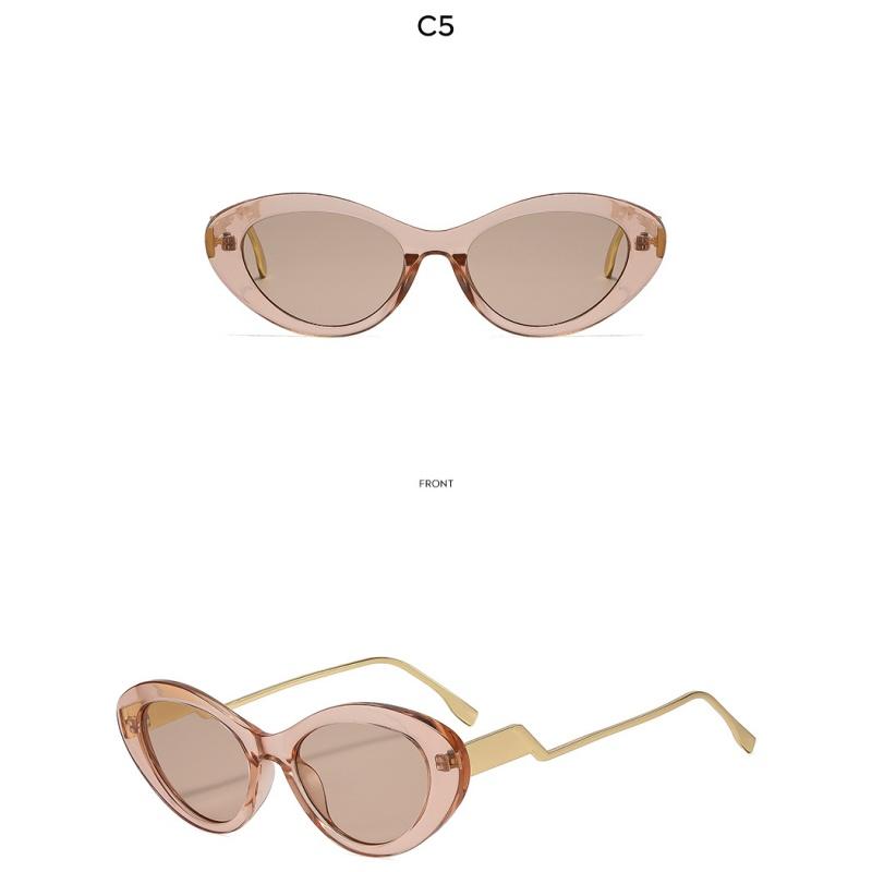Women's Sunglasses - Unisex Retro Oval Cat-eye Sunglasses