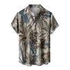 Men'S Hawaiian Vacation Casual Short Sleeve Shirt 3D Printed Fashion Loose Lapel