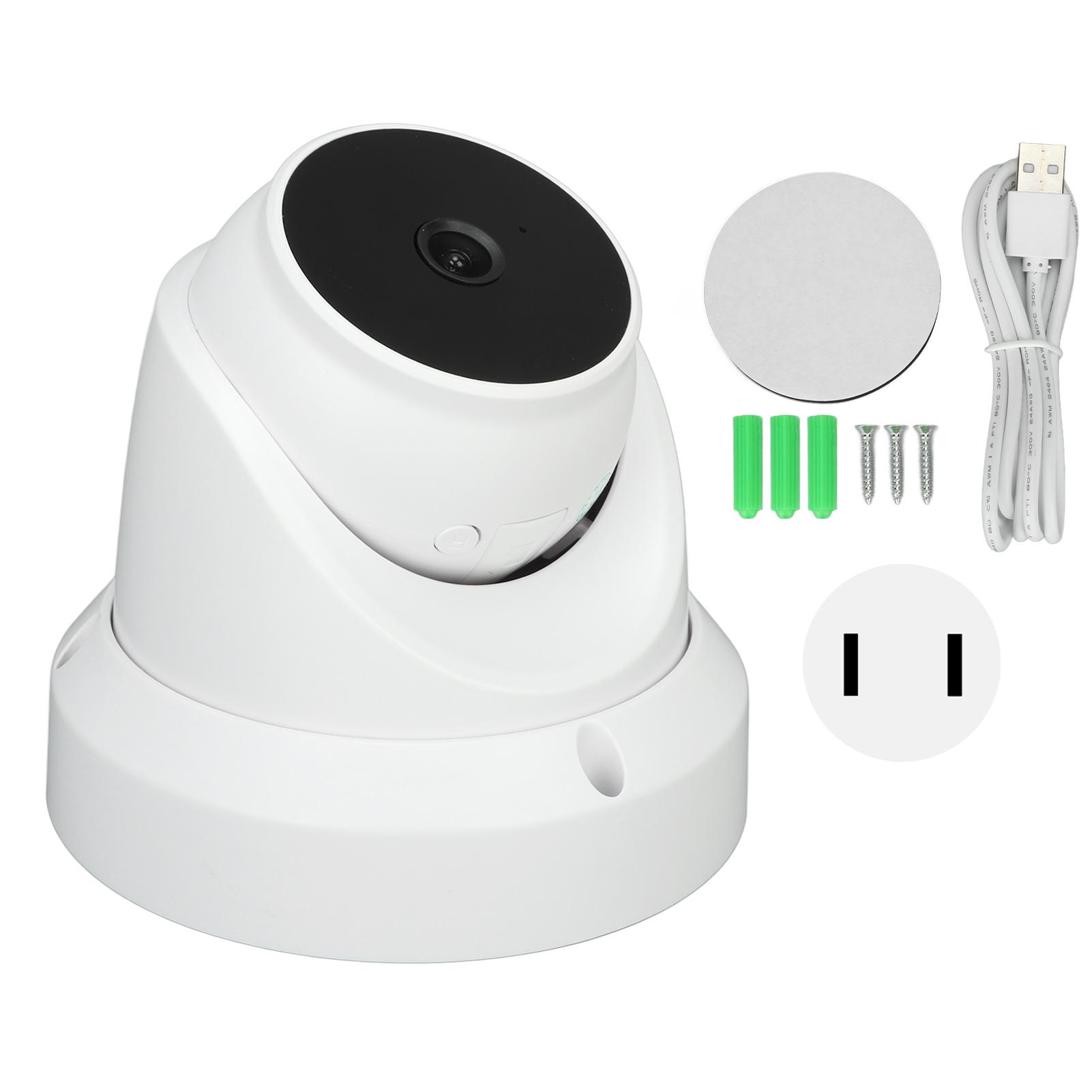 

IP Camera Infrared Night Vision 2 Way o Human Detection APP Monitoring Pan Tilt Camera 100‑240V EU Plug