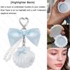 FlowerKnows Bunny Garden Tragbarer Lippenbalsam Gesichts Puder mit Rouge Highlighter Anhänger - Langanhaltende Make-up Dekoration