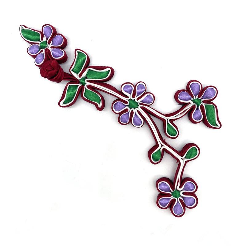 Flower Handmade Chinese Closure Buttons Knot Fastener for Sewing Cheongsam Tang Suit DIY Decorative Accessories