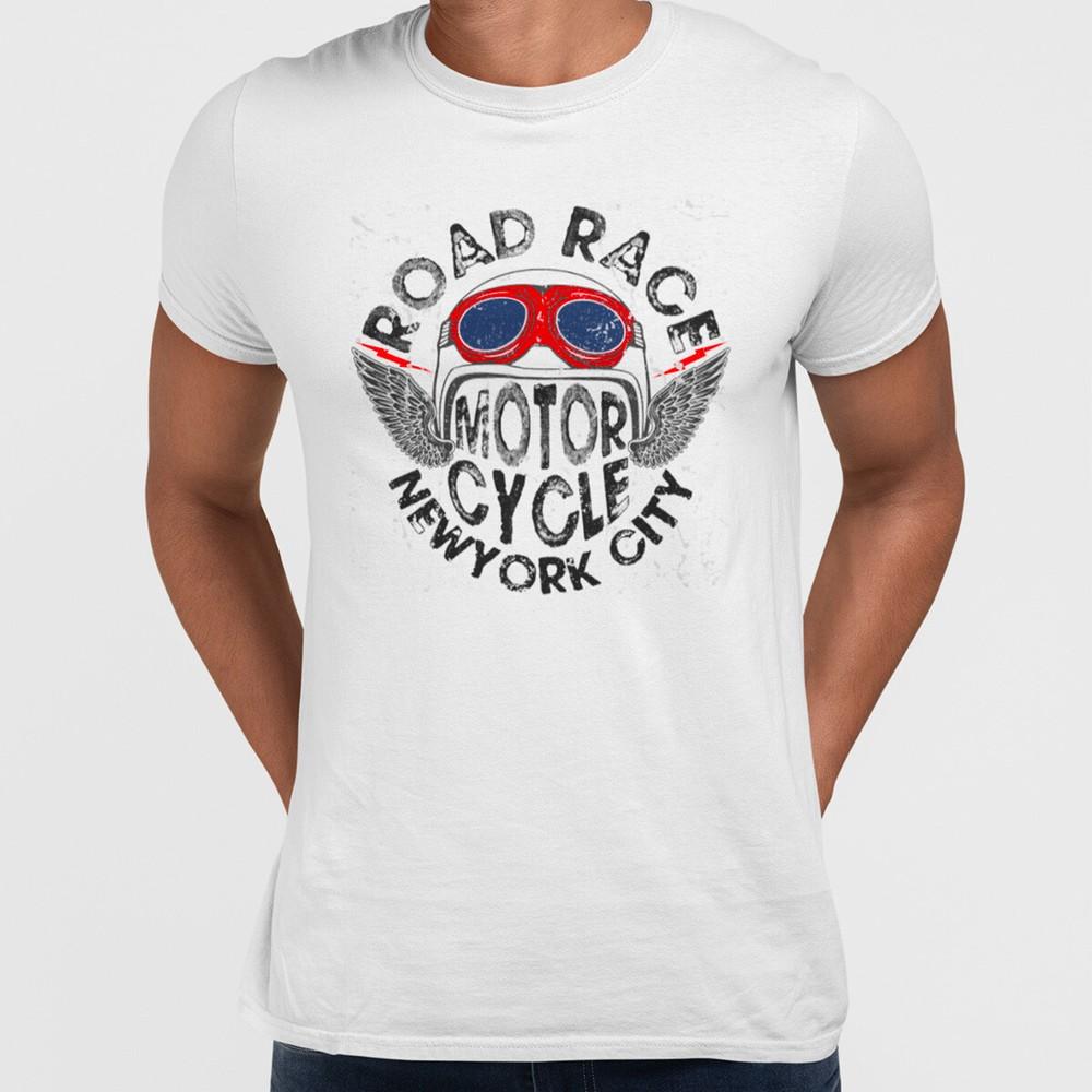 

Road Race Motorcycle Vintage Cool Helmet T-Shirt 3XL