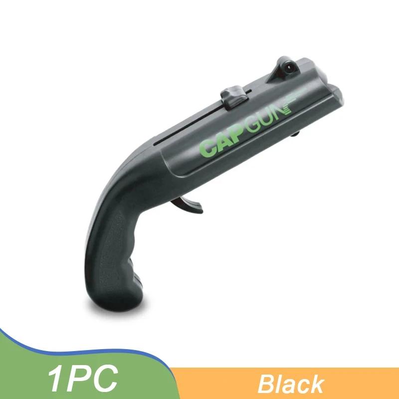 1PC Portable Cap Gun Creative Flying Cap Launcher Bottle Beer Opener Bar Tool Drink Opening Gun Shaped Bottle Lids Bottle Opener