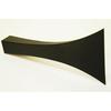 Tsugaru Shamisen Bachi, Size 12, Black Plastic, Hakuzo Brand