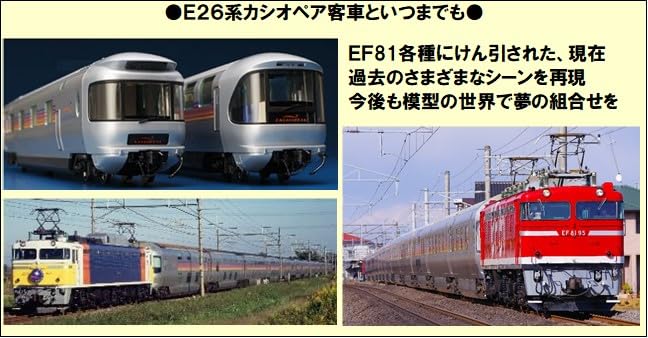 TOMYTEC TOMIX HO Gauge JR EF81 Type Coupler Electric Locomotive Double-Headed HO-2040