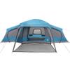 Family Tent with Porch 9 Person Capacity Blue Waterproof