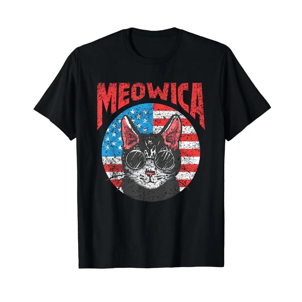 

Футболка USA Meowica Patriotic America 4 июля Independence Usa Us XXXXXL