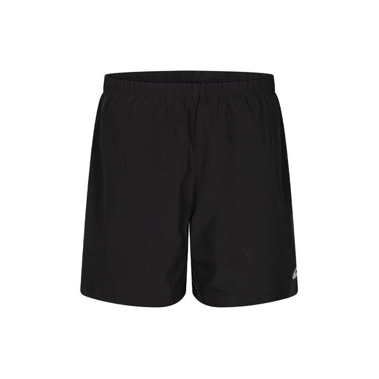 Asics Solid Mid-Waist Breathable Comfort Sports Casual Shorts Men Bottoms Black 2011D048-001