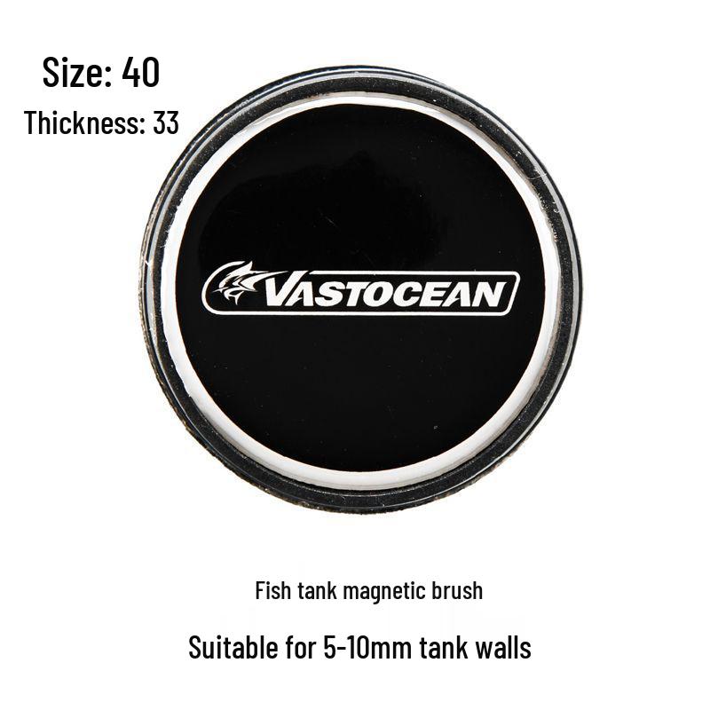 VASTOCEAN Mini Strong Magnetic Fish Tank Glass Cleaner Brush