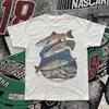 Camiseta de Pesca con Mosca Estilo Vintage de los 90 para Pesca de Trucha de Agua Dulce