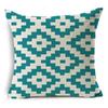 Creative Simple Geometry Cushion Cover Modern Office Car Waist Cushion Bedroom Living Room Decorative Pillowcase 45*45Cm