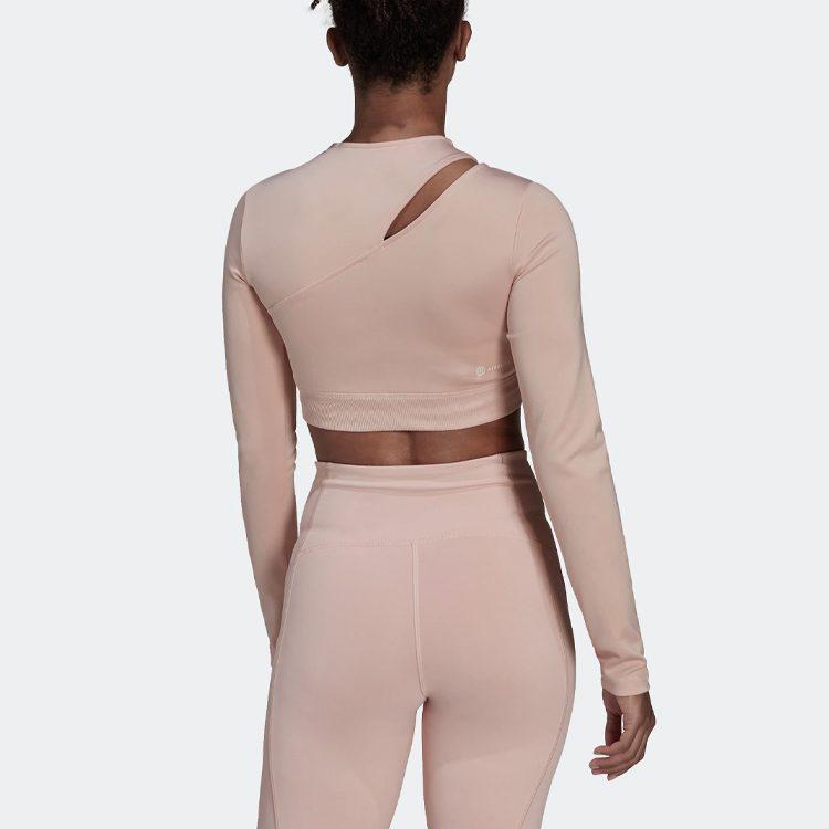 Adidas T Shirts Women's Pink Crew Neck Moderate Other HM3181