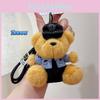 Police Firefighters Traffic Police Teddy Bears Plush Keychains Dolls Decorative